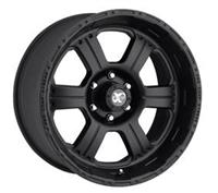 SERIES 7089, 16X8 WITH 6 ON 4.5 BOLT PATTERN –FLAT BLACK MACHINED